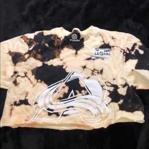 Colorado Avalanche all star game cropped tee